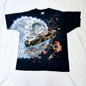 Vintage 1997 Star Wars Tie Dye T-Shirt  Lucasfilm Rebel Alliance, Large